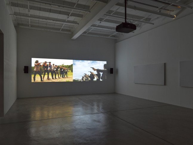 Installation view, Raven Chacon, Galerie Eva Presenhuber, Maag Areal, Zurich, 2024