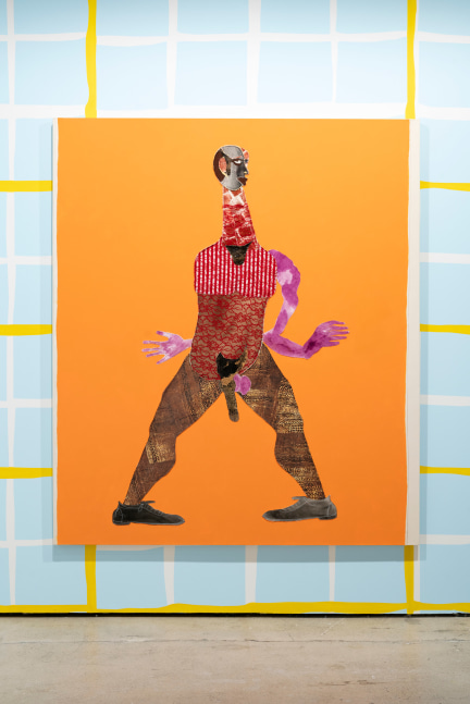 Installation view, Tschabalala Self, Around the Way, EMMA, Espoo, 2024