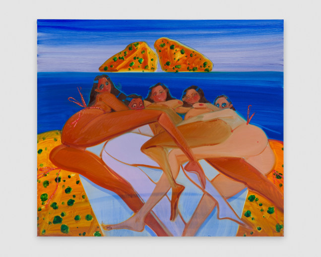 Sirens

2023

Oil on linen

220 x 250 cm / 86 5/8 x 98 3/8 in

&amp;copy; Sofia Mitsola