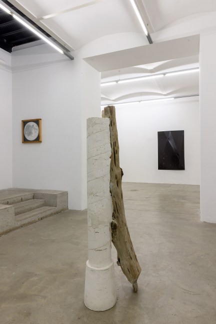 Installation view, Oscar Tuazon, Words for Water, FJK3, Vienna, 2024