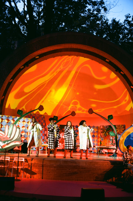 installation view of performance