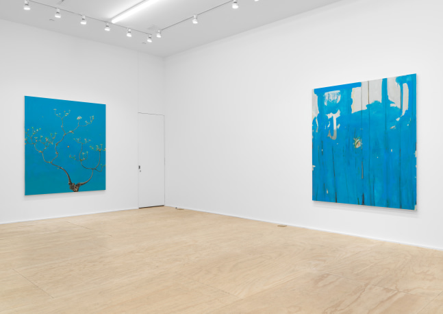 Installation view of Verne Dawson paintings exhibition