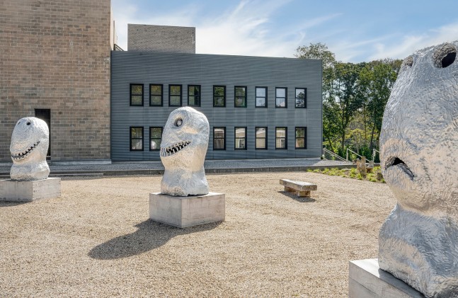 Installation view, Ugo Rondinone, sunrise. east, The Watermill Center, Hamptons, 2025