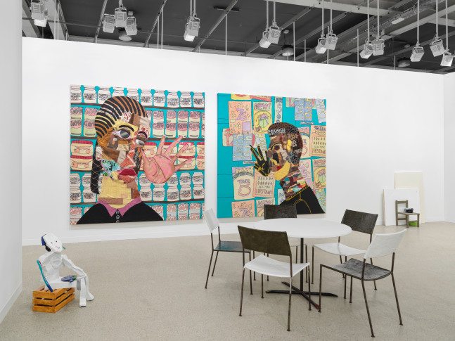 Installation view, Galerie Eva Presenhuber, Art Basel 2024, Basel, 2024