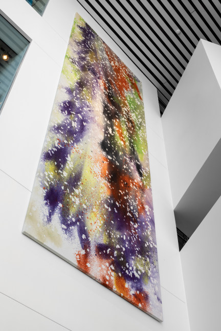 installation view sam falls cleveland