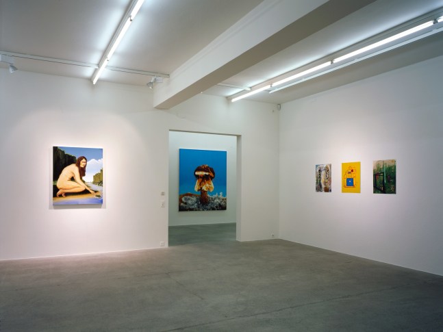 Installation view of Verne Dawson paintings exhibition