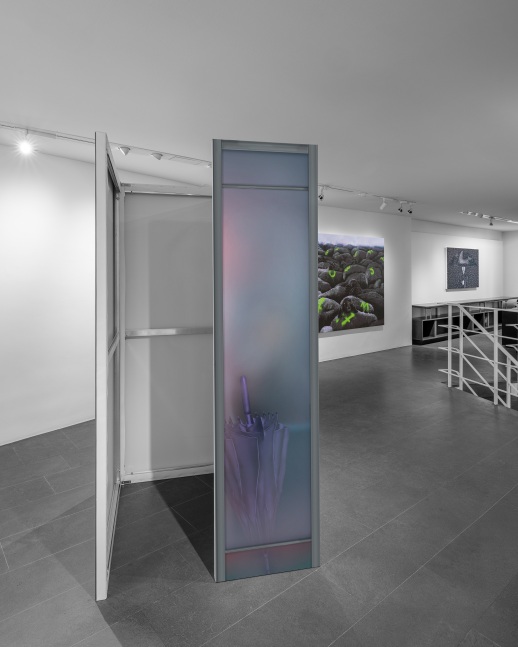 Installation view, Louisa Gagliardi, Hard-pressed, Galerie Eva Presenhuber x 75 Faubourg, Paris, 2025
