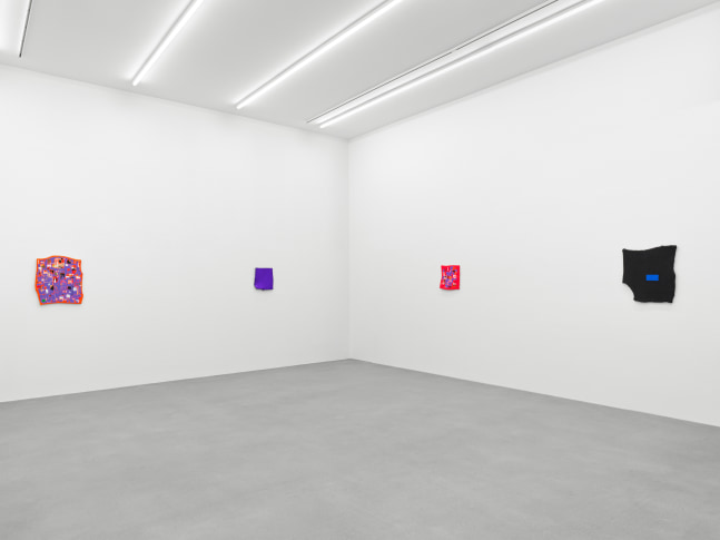 Installation view of works by Chuck Nanney and Joel Otterson