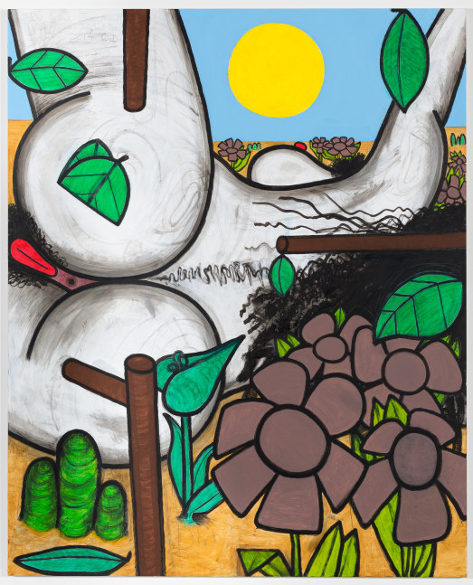 Painting by Carroll Dunham