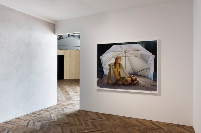 Installation view of photographs by Torbjørn Rødland