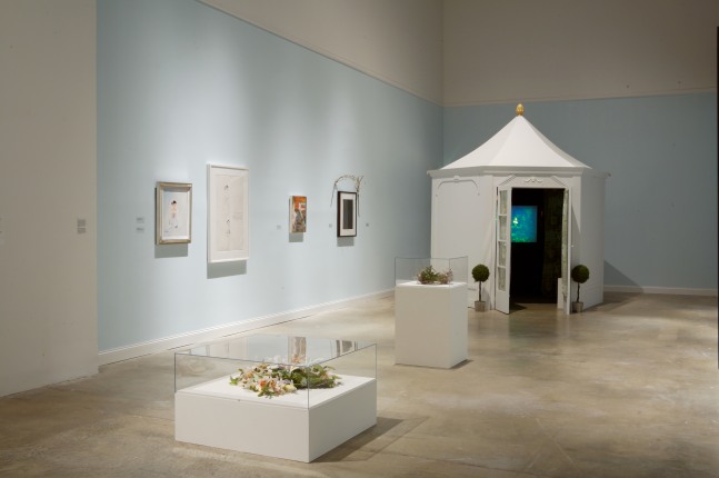 Installation view, Karen Kilimnik, ICA, Philadelphia, 2007