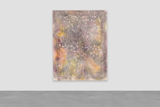 pigment painting by Sam Falls