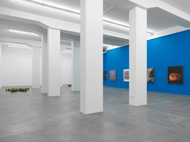 Installation view of Valentin Carron sculpture exhibition