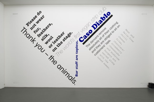 Installation view of sculptures by Angela Bulloch