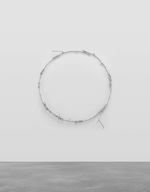 UGO RONDINONE&amp;nbsp;
the moon at 6:30 am
2021
Silverleafed bronze
Ed. 1/3 + 1 AP
&amp;oslash; 120 &amp;nbsp;cm / &amp;oslash; 47 1/4 &amp;nbsp;in
RONDI48412