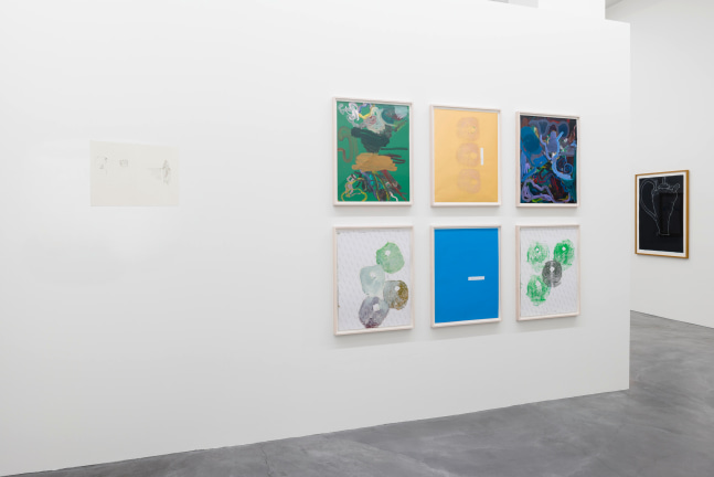 Installation view, Works on Paper, Galerie Eva Presenhuber, L&amp;ouml;wenbr&amp;auml;u Areal, Zurich, 2015