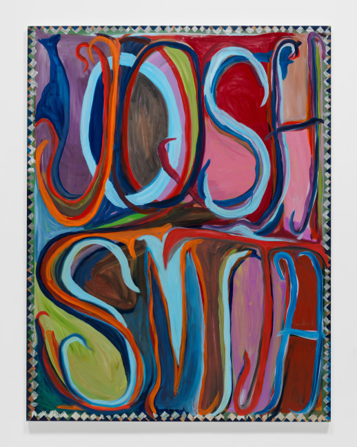 Josh Smith Untitled 2019 Oil on linen 198 x 152.5 cm / 78 x 60 in