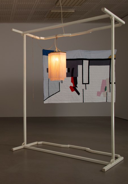 Installation view, Martin Boyce &amp;amp; Arrange Whatever Pieces Come Your Way, The Day Before Sewn into Sleep, Haubrok Foundation, Berlin, 2024&amp;nbsp;