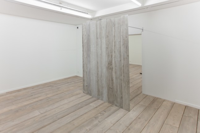Installation view of sculptures by Ugo Rondinone