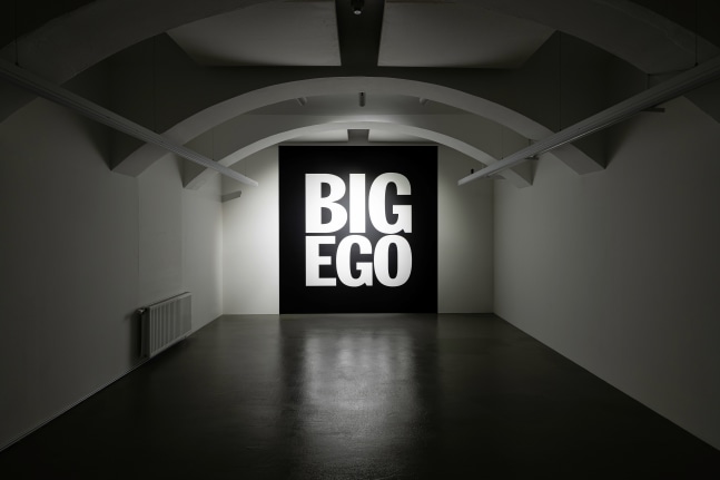 Installation view, John Giorno, God Complex, Galerie Eva Presenhuber, Vienna, 2024