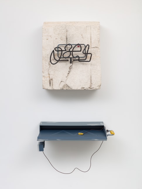 Installation view of sculptures by Magali Reus