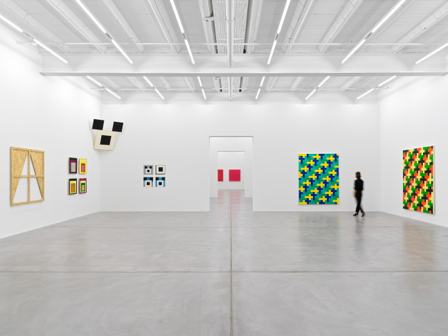Installation view of works by various artists
