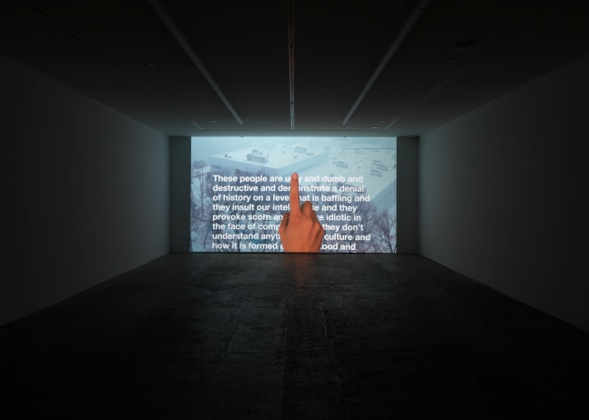 Film by Liam Gillick, Margin Time 3 2018 HD Video 20:20 min