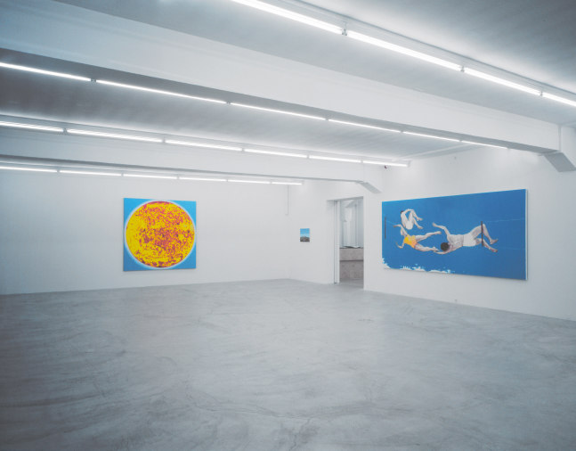 Installation view of Verne Dawson paintings exhibition