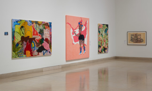 Installation view, Tschabalala Self,&amp;nbsp;When You See Me: Visibility in Contemporary Art/History, Dallas Museum of Art, Dallas, 2024