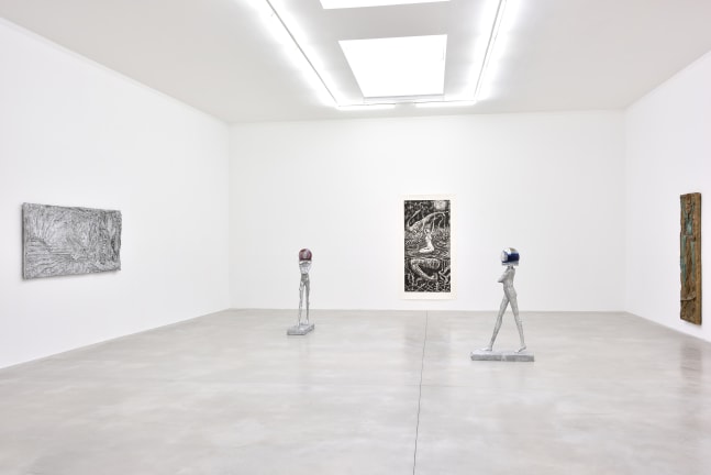 Installation view of Works by Jean-Marie Appriou