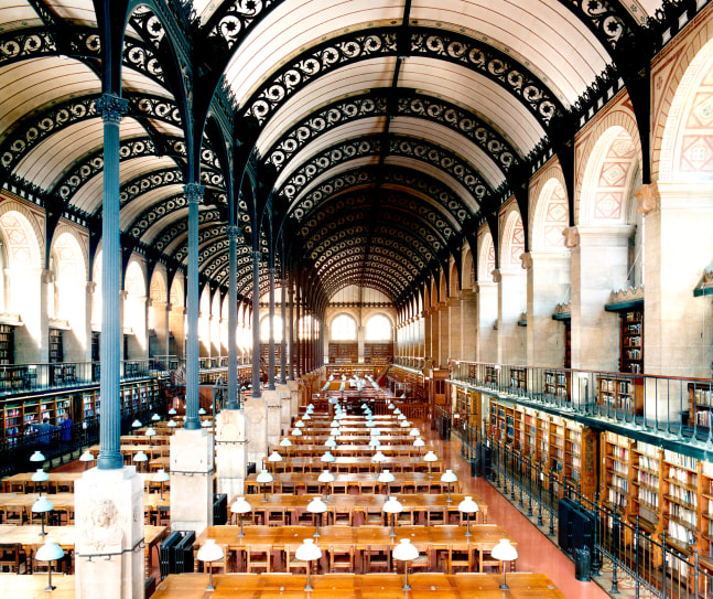 Interior photograph by Candida Höfer