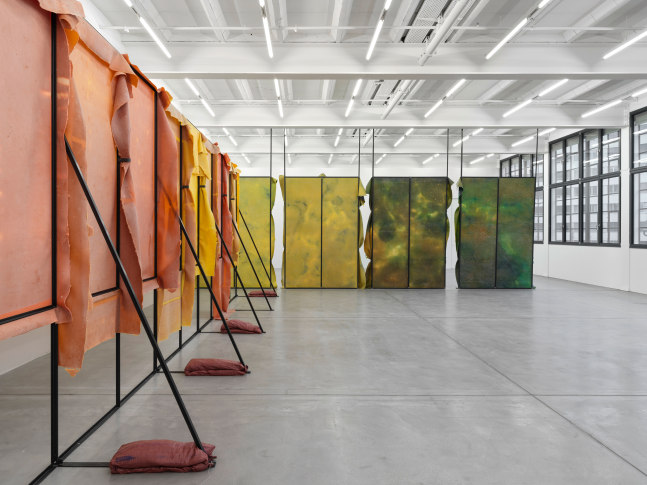 Installation view, Liesl Raff, A Corridor, a Room, and Four Dens, Galerie Eva Presenhuber, Maag Areal, Zurich, 2025