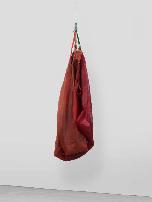 Den 1

2024

Latex, rope, jute, silicone oil

228 x 92 x 65 cm / 89 3/4 x 36 1/4 x 25 5/8 in

&amp;copy; Liesl Raff