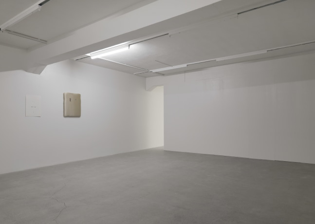 Installation view of Trisha Donnelly light and film installations