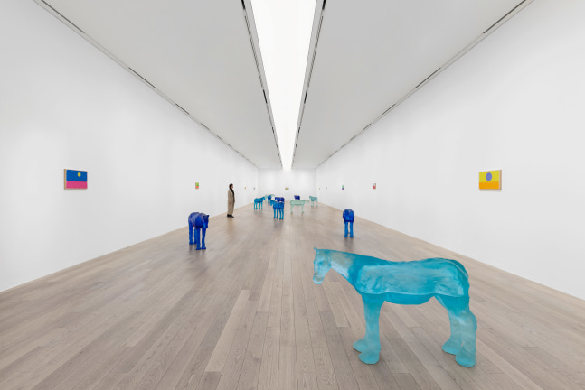 Installation view, Ugo Rondinone, BURN TO SHINE, Museum SAN, Wonju, 2024