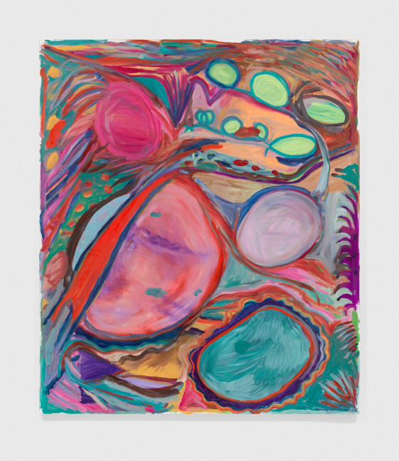 colorful abstract painting by Josh Smith