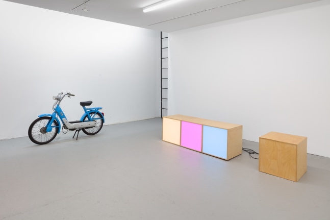 installation view of works by various artists