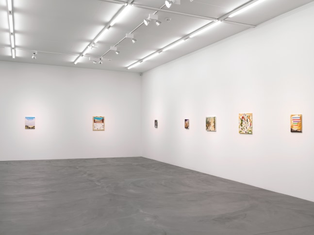 Installation view of Verne Dawson paintings exhibition