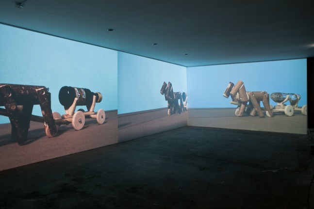 Installation view of works by Jean-Frédéric Schnyder