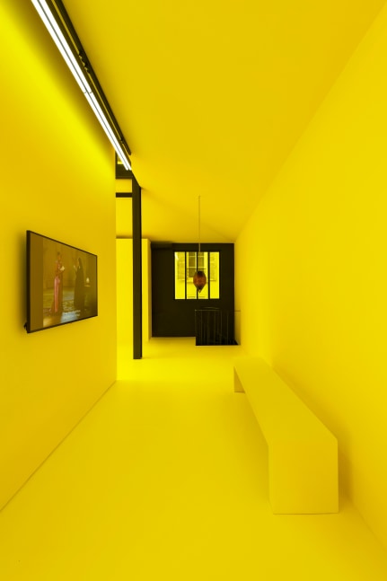 Installation view, Ugo Rondinone &amp;amp; Tarek Lakhrissi, who is afraid of red blue and yellow?, Reiffers Art Initiatives, Paris