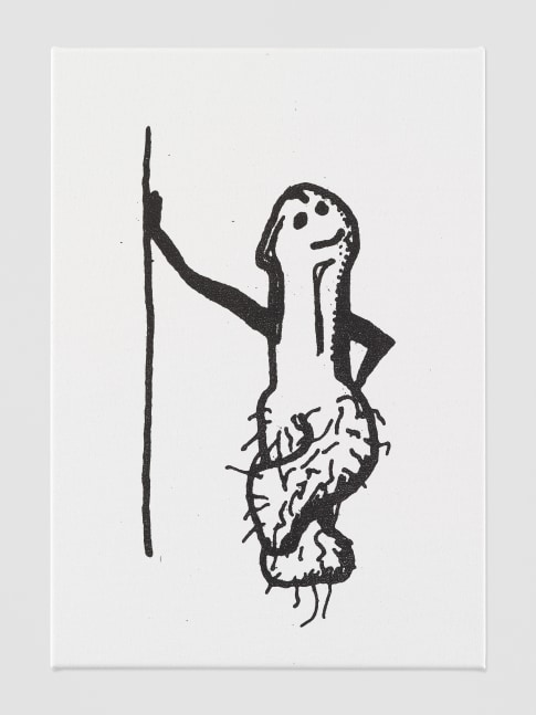 Silkscreen on canvas by Joe Bradley