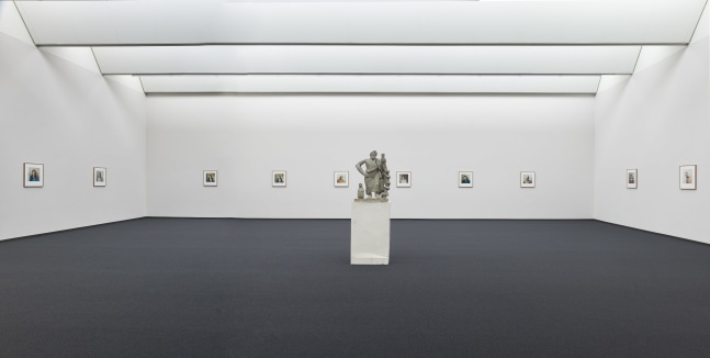 Installation views of works by Bernhard Fuchs, Justin Matherly, Tobias Pils