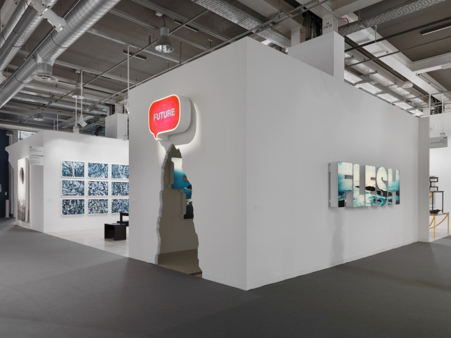 Installation view of Works by Doug Aitken