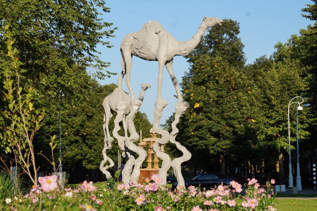 Installation views of sculptures bay Jean-Marie Appriou