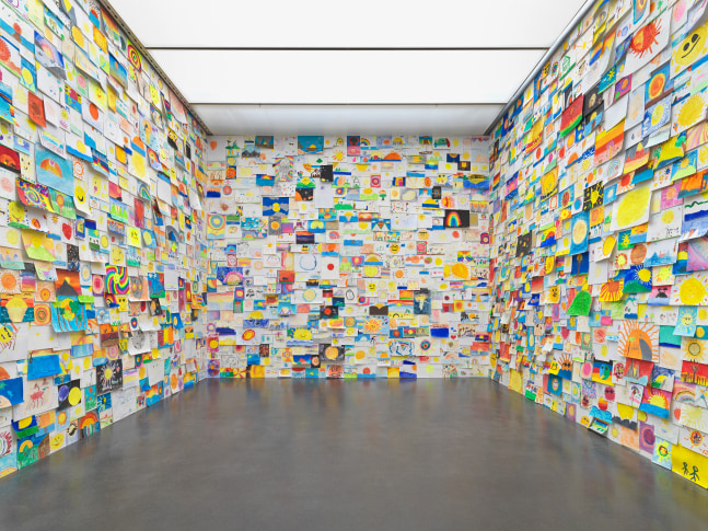 Installation view, Ugo Rondinone, Cry Me A River, Kunstmuseum Luzern, Lucerne, 2024