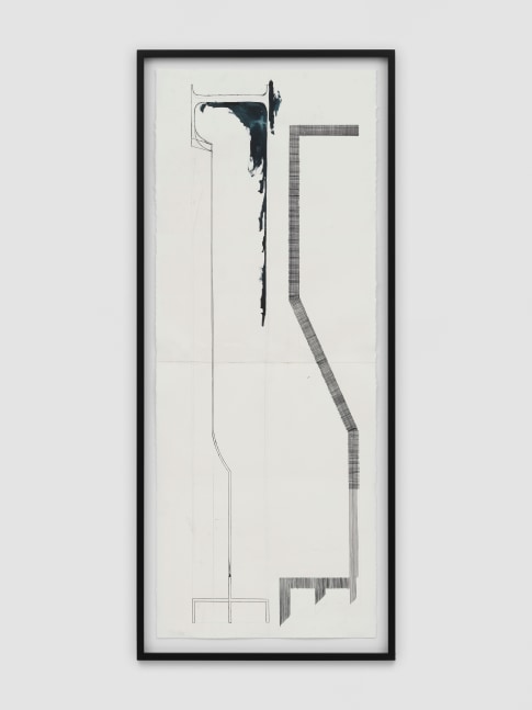 Luddite Without Uddit

2024

Pencil, ink on paper

Sheet 147.5 x 57 cm / 58 1/8 x 22 1/2 in

Frame 158 x 67 x 4 cm / 62 1/4 x 26 1/4 x 1 5/8 in

&amp;copy; Matias Faldbakken