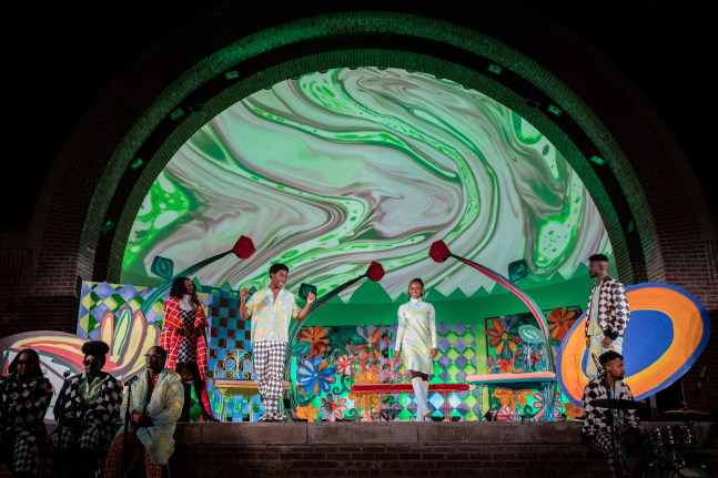 installation view of performance