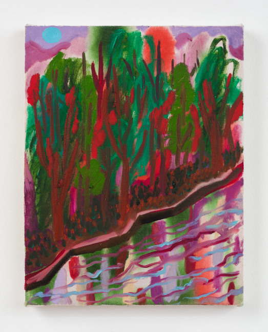 REFLECTIONS OF CHARACTER 2019 Oil and acrylic on canvas 35.5 x 28 cm / 14 x 11 in