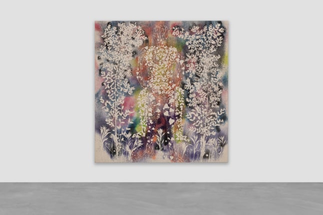 pigment painting by Sam Falls