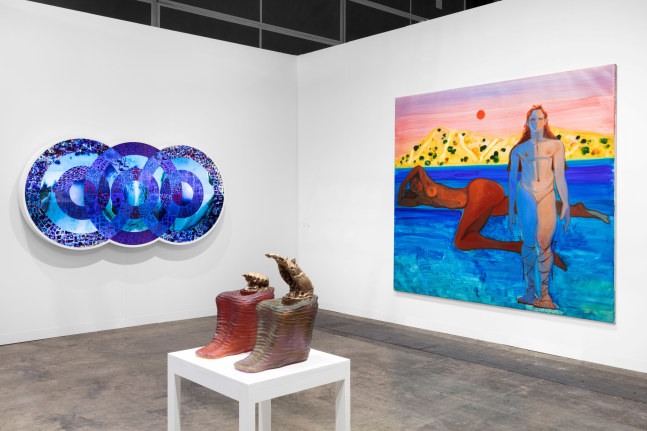 Installation view, Galerie Eva Presenhuber, Art Basel Hong Kong 2024, Hong Kong, 2024